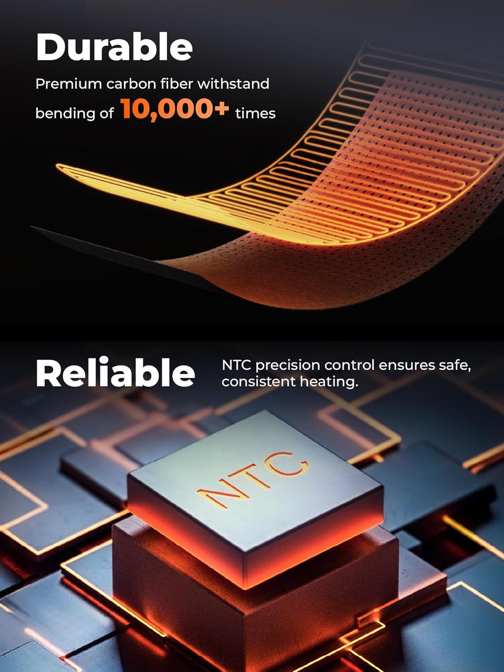 Men'S Heated Jacket with Battery, Heated Coat with Detachable Hood (Charger Not Included)