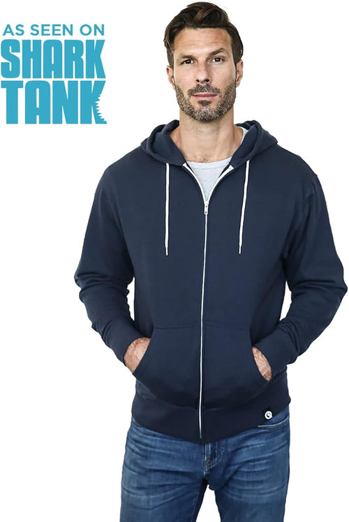 2-In-1 Reversible Backpack Hoodie (As Seen on SHARK TANK) Unisex Full-Zip Hero Hoodie Lite