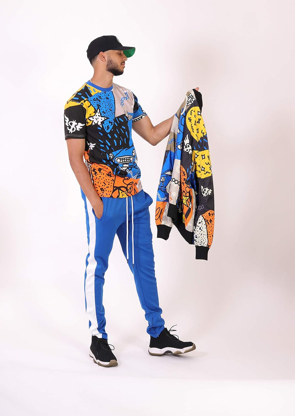 brand Mens Hipster Hip-Hop Premium Tee - Stylish 80'S Classic Retro Print T-Shirt