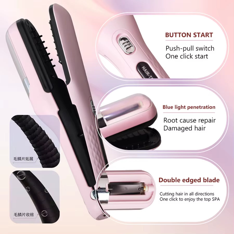 Hair End Cutting Machine Hair Split Ends Trimmer Automatic Split End Remover Damaged Hair Repair Care Treatment