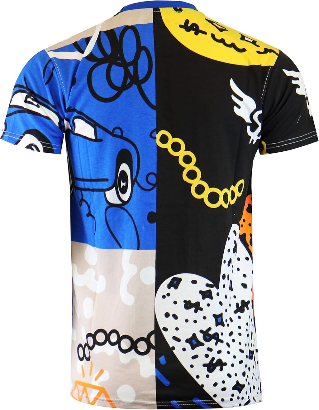 brand Mens Hipster Hip-Hop Premium Tee - Stylish 80'S Classic Retro Print T-Shirt