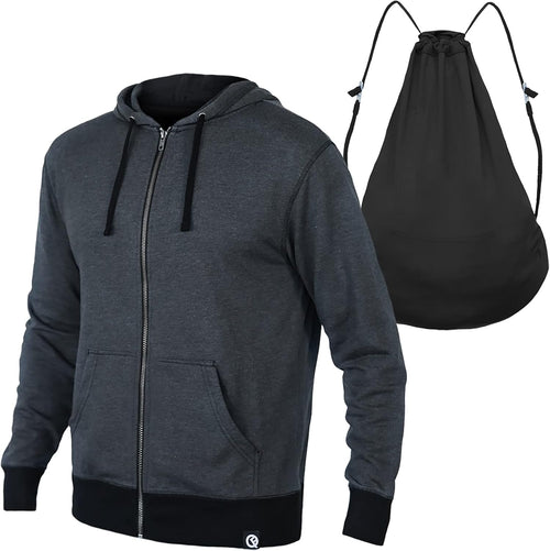 2-In-1 Reversible Backpack Hoodie (As Seen on SHARK TANK) Unisex Full-Zip Hero Hoodie